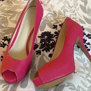 Nine West Qtpie Platform Open Toe Pump